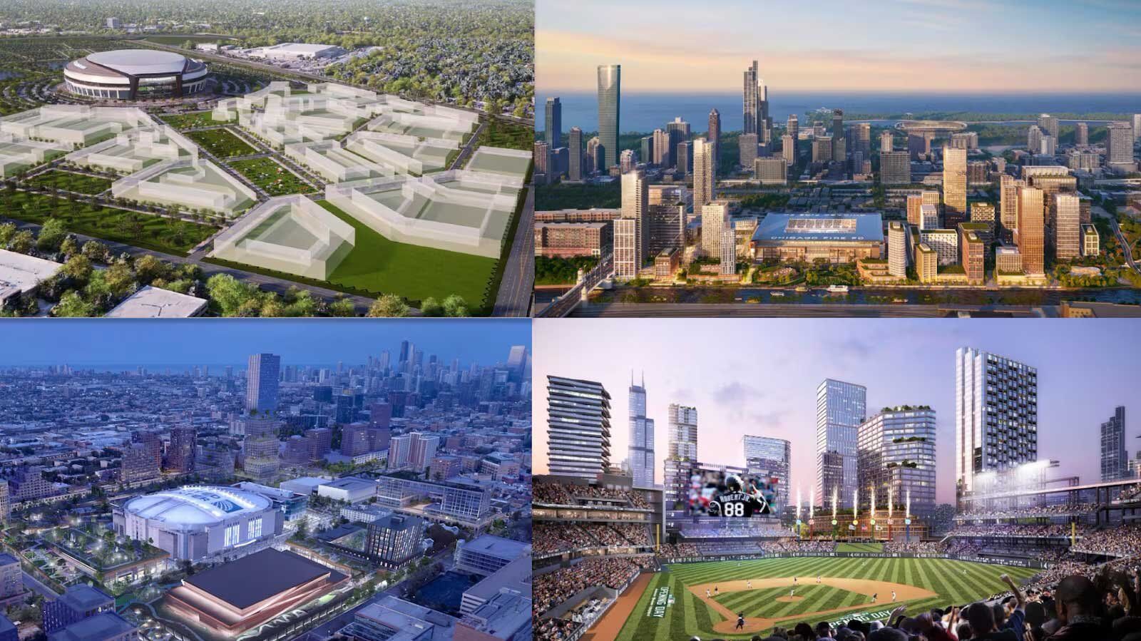 30 N. LaSalle St., then and now.  Two building, one built in 1894 and one built in 1975. 