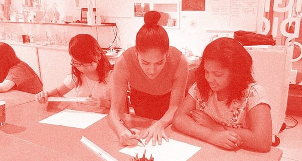 Image of educator teaching a person