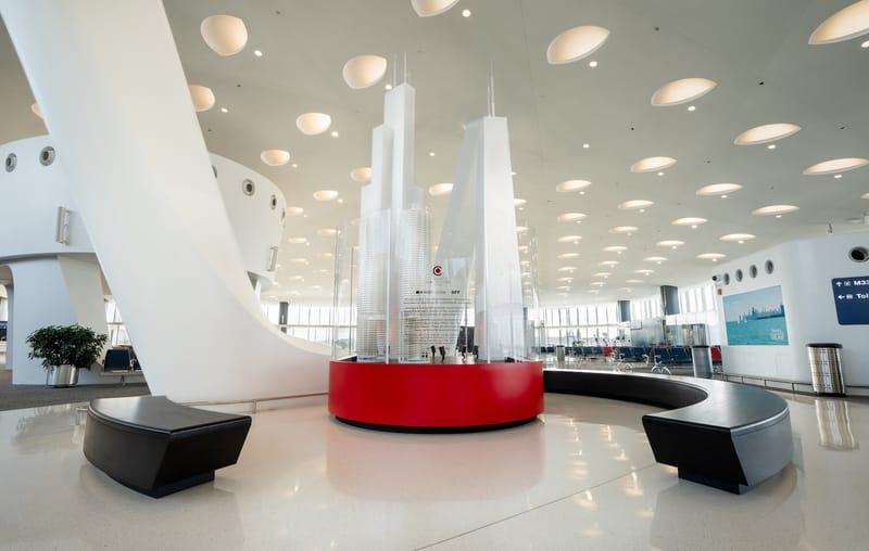 "Icons of Chicago" at O'Hare International Airport. © City of Chicago.  