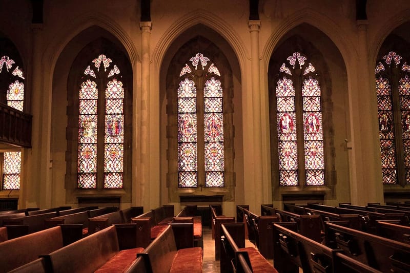 Sanctuary Interior of First Presbyterian Church. Photo courtesy of The First Presbyterian Church of Chicago.