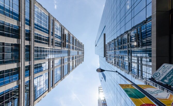 A photo of buildings in Chicago