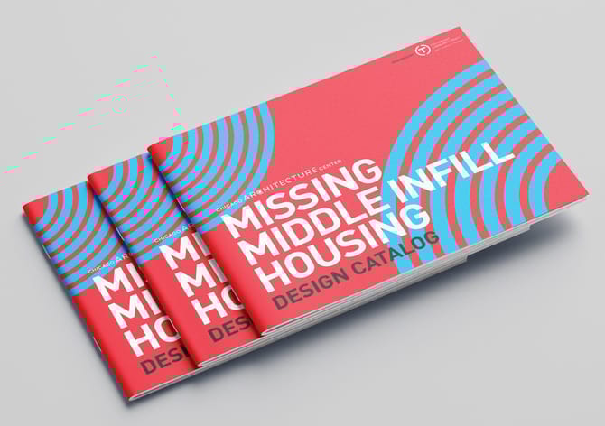 Mock up for a catalog of three booklets