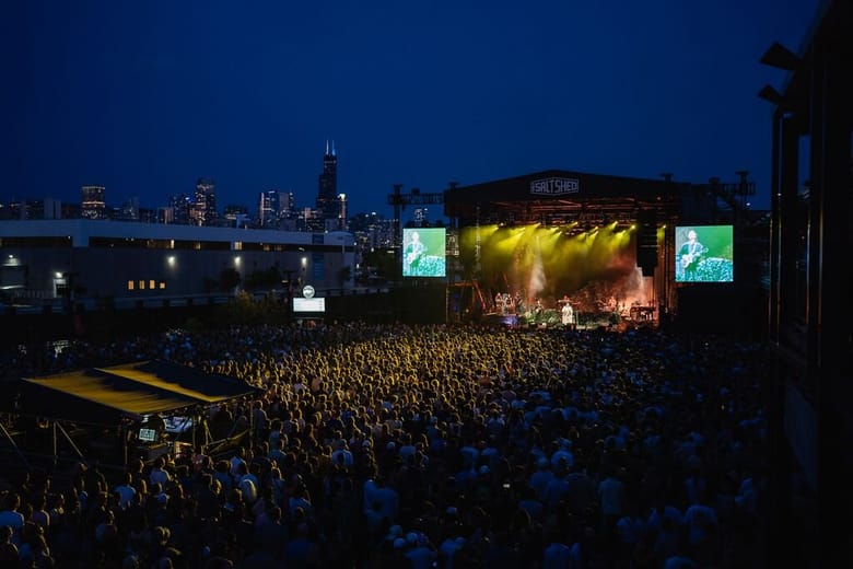 exterior photo of an outdoor concert.