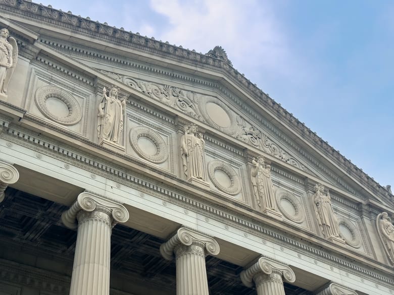 detailed old building.