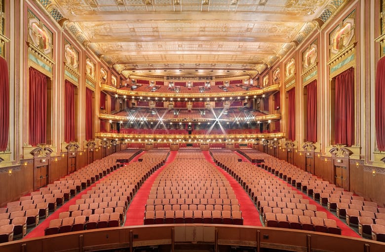 Large theater with lots of seats.