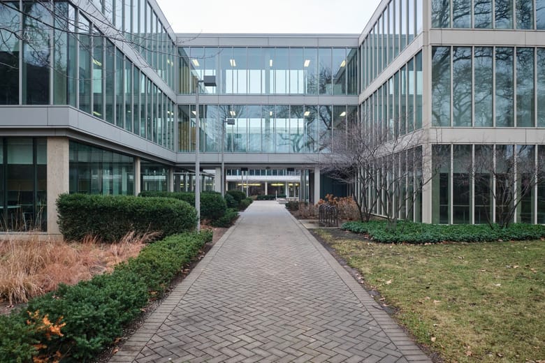 An exterior photo of Grant Hall