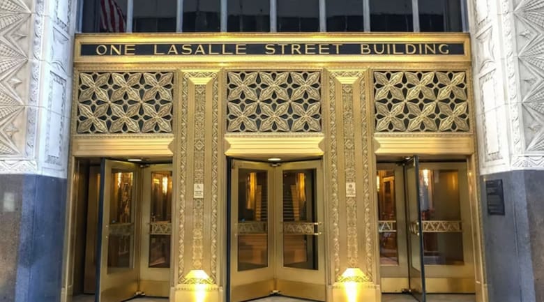 exterior image of a golden entrance.