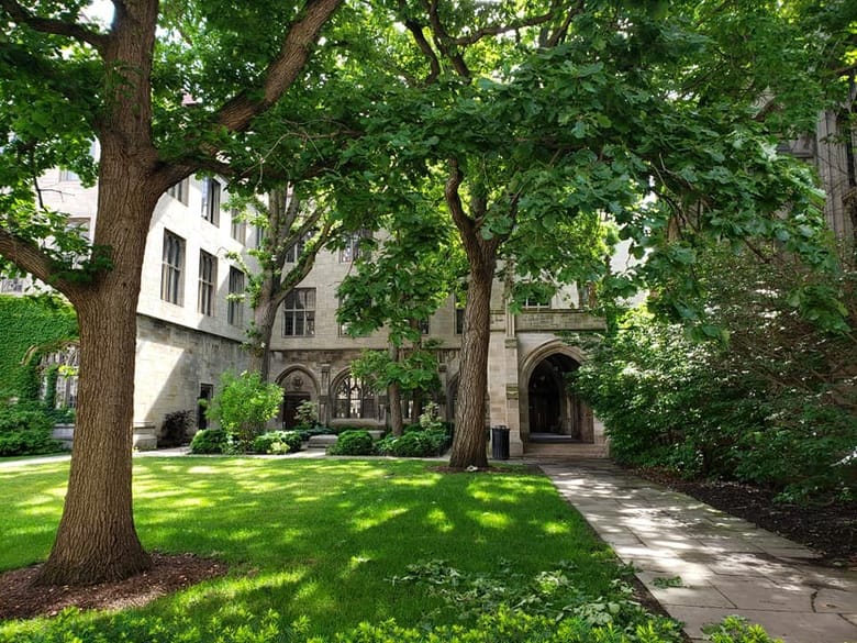 An exterior photo of UChi