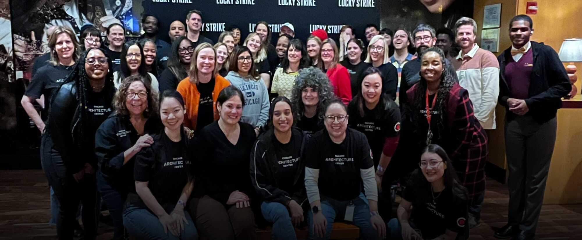A ground photo of CAC Staff