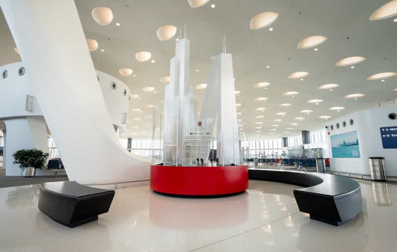 "Icons of Chicago" at O'Hare International Airport. © City of Chicago.  